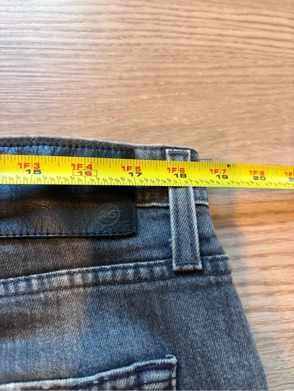 AG Adriano Goldschmied Men’s 36x32 Everett Jeans Slim Straight Washed Designer